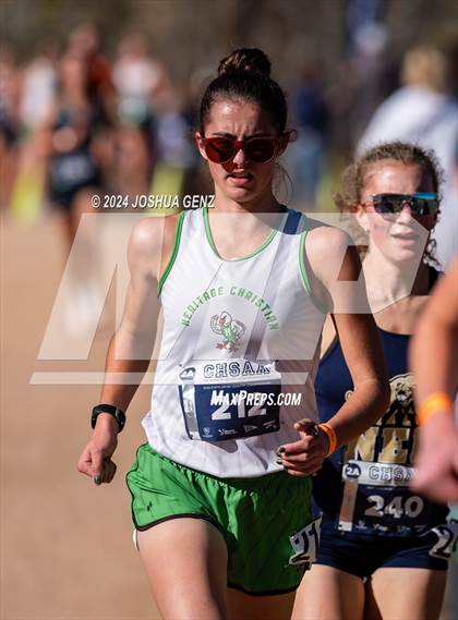 Thumbnail 1 in CHSAA 2A Cross Country Final photogallery.