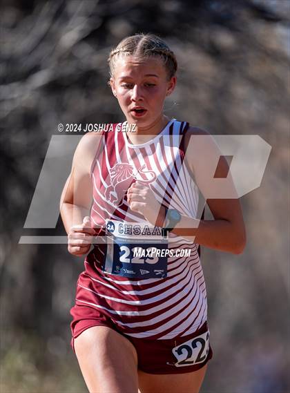 Thumbnail 1 in CHSAA 2A Cross Country Final photogallery.