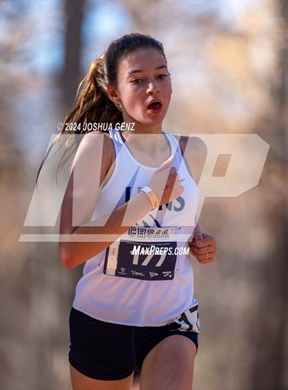 Thumbnail 2 in CHSAA 2A Cross Country Final photogallery.