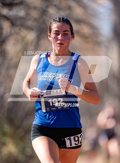 Thumbnail 2 in CHSAA 2A Cross Country Final photogallery.