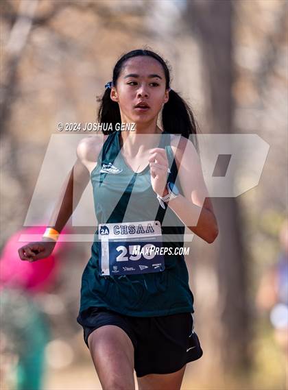 Thumbnail 2 in CHSAA 2A Cross Country Final photogallery.