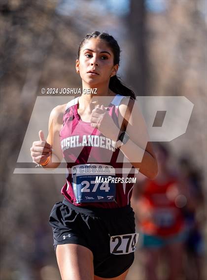Thumbnail 2 in CHSAA 2A Cross Country Final photogallery.