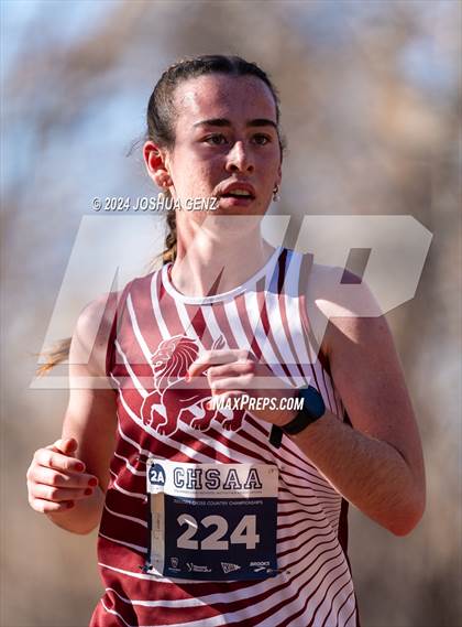 Thumbnail 2 in CHSAA 2A Cross Country Final photogallery.