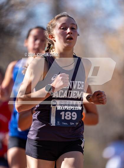 Thumbnail 2 in CHSAA 2A Cross Country Final photogallery.
