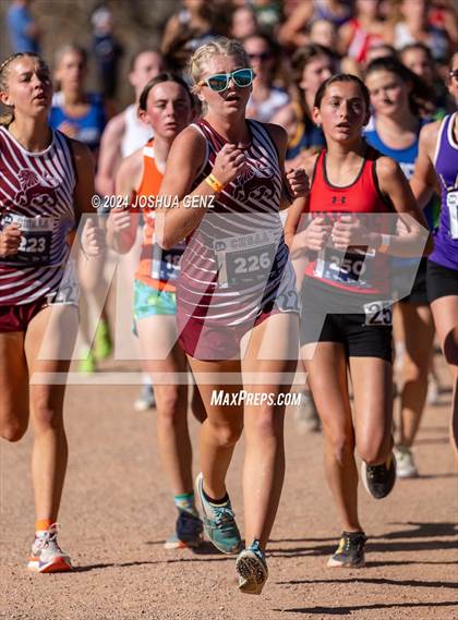 Thumbnail 1 in CHSAA 2A Cross Country Final photogallery.