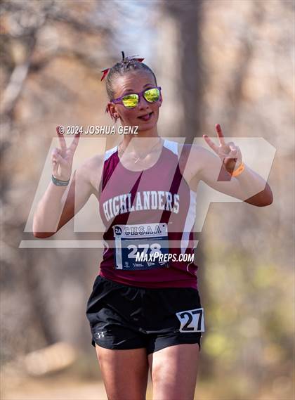 Thumbnail 2 in CHSAA 2A Cross Country Final photogallery.