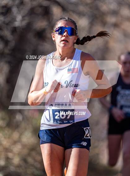 Thumbnail 2 in CHSAA 2A Cross Country Final photogallery.