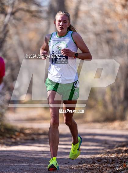 Thumbnail 2 in CHSAA 2A Cross Country Final photogallery.