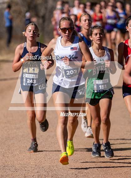 Thumbnail 1 in CHSAA 2A Cross Country Final photogallery.