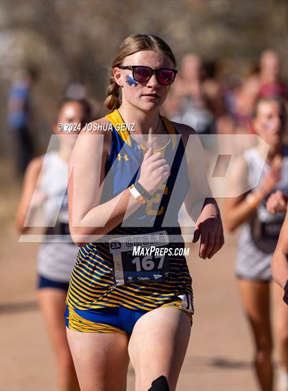 Thumbnail 2 in CHSAA 2A Cross Country Final photogallery.