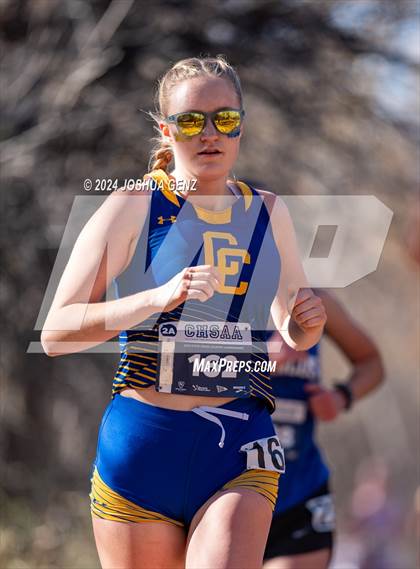 Thumbnail 2 in CHSAA 2A Cross Country Final photogallery.