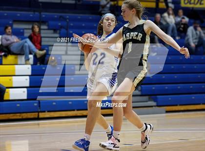 Thumbnail 3 in Evansville Memorial vs. Jasper (Niehause Classic) photogallery.