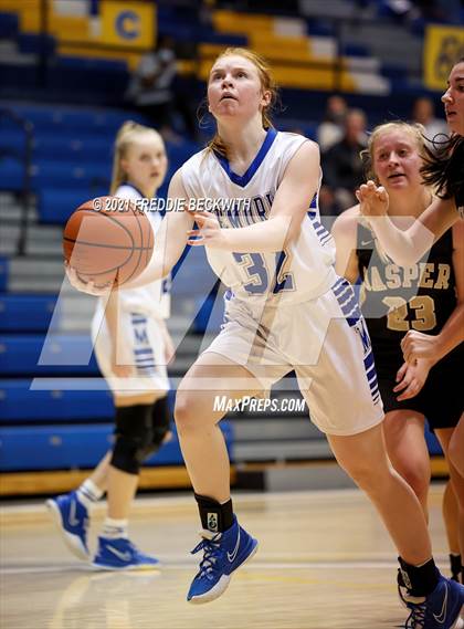 Thumbnail 3 in Evansville Memorial vs. Jasper (Niehause Classic) photogallery.