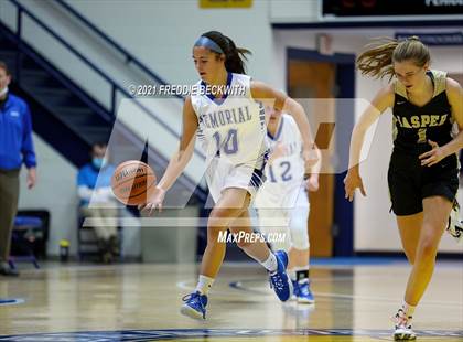 Thumbnail 3 in Evansville Memorial vs. Jasper (Niehause Classic) photogallery.
