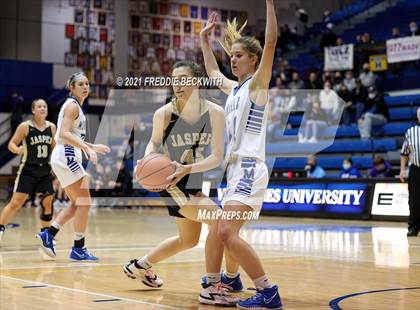 Thumbnail 3 in Evansville Memorial vs. Jasper (Niehause Classic) photogallery.
