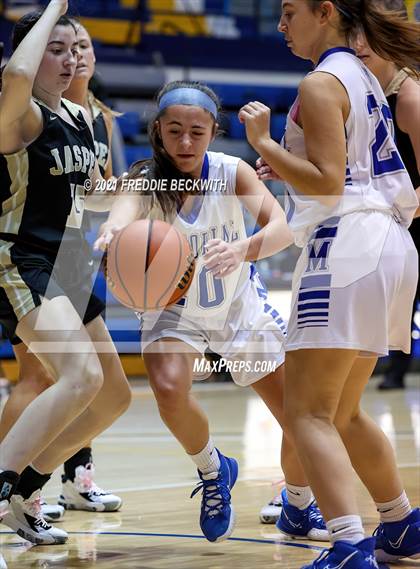Thumbnail 1 in Evansville Memorial vs. Jasper (Niehause Classic) photogallery.