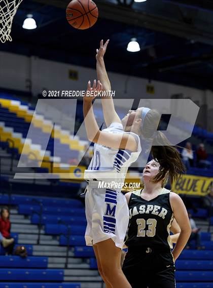 Thumbnail 2 in Evansville Memorial vs. Jasper (Niehause Classic) photogallery.