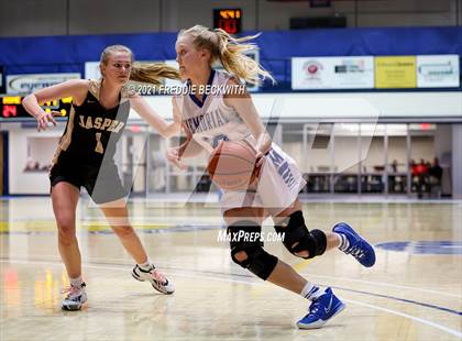 Thumbnail 1 in Evansville Memorial vs. Jasper (Niehause Classic) photogallery.