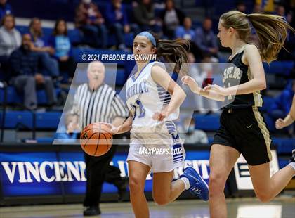 Thumbnail 1 in Evansville Memorial vs. Jasper (Niehause Classic) photogallery.