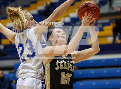 Thumbnail 1 in Evansville Memorial vs. Jasper (Niehause Classic) photogallery.