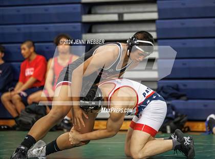 Thumbnail 2 in The Meadows School vs. Durango (Spring Valley Duals Final Round 2) photogallery.