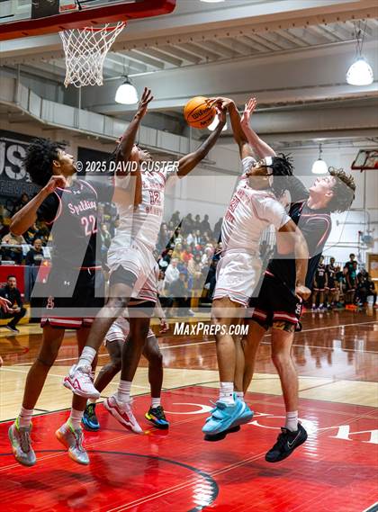 Thumbnail 3 in Archbishop Spalding @ St. John’s (Capital Hoops Mayhem on Military) photogallery.
