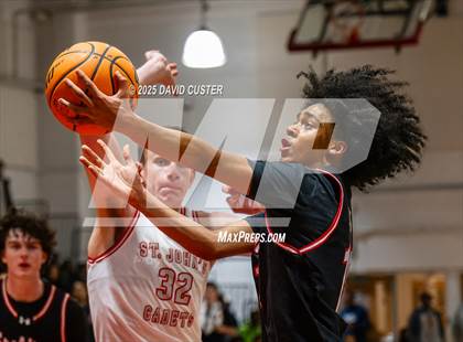 Thumbnail 2 in Archbishop Spalding @ St. John’s (Capital Hoops Mayhem on Military) photogallery.
