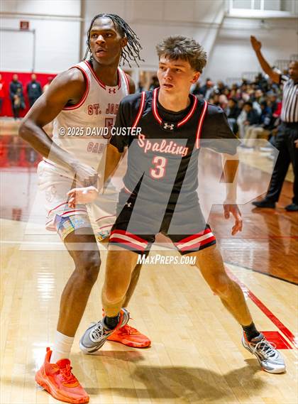 Thumbnail 1 in Archbishop Spalding @ St. John’s (Capital Hoops Mayhem on Military) photogallery.