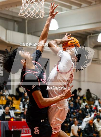 Thumbnail 2 in Archbishop Spalding @ St. John’s (Capital Hoops Mayhem on Military) photogallery.