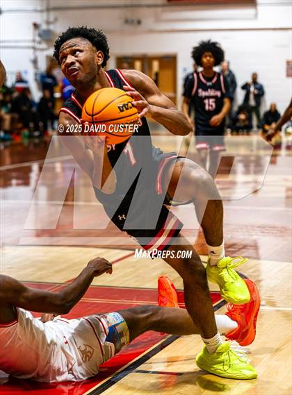 Thumbnail 3 in Archbishop Spalding @ St. John’s (Capital Hoops Mayhem on Military) photogallery.