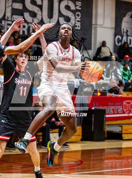 Thumbnail 3 in Archbishop Spalding @ St. John’s (Capital Hoops Mayhem on Military) photogallery.