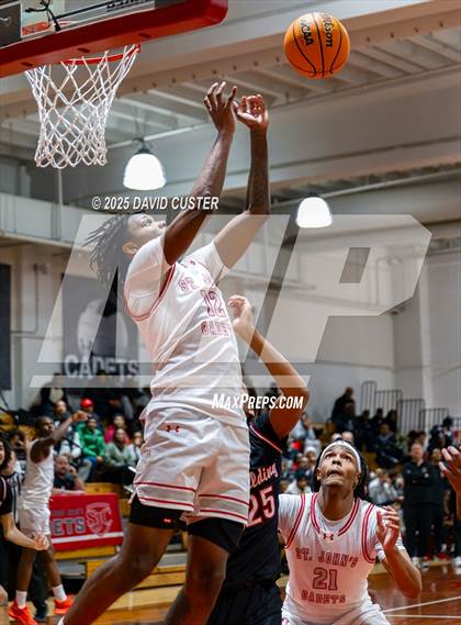 Thumbnail 3 in Archbishop Spalding @ St. John’s (Capital Hoops Mayhem on Military) photogallery.