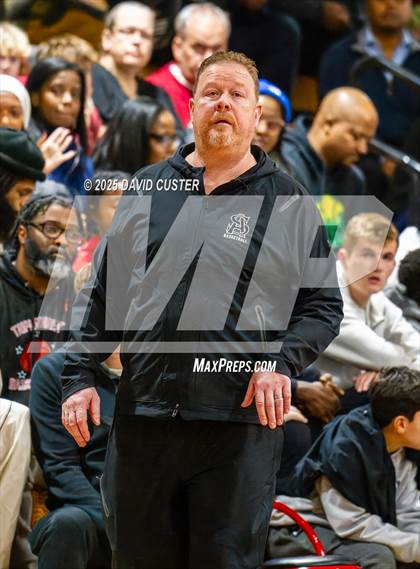Thumbnail 1 in Archbishop Spalding @ St. John’s (Capital Hoops Mayhem on Military) photogallery.