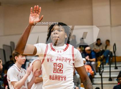 Thumbnail 3 in Archbishop Spalding @ St. John’s (Capital Hoops Mayhem on Military) photogallery.