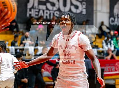 Thumbnail 2 in Archbishop Spalding @ St. John’s (Capital Hoops Mayhem on Military) photogallery.