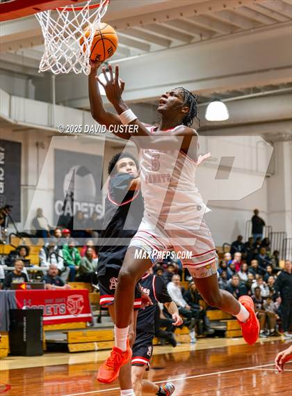 Thumbnail 3 in Archbishop Spalding @ St. John’s (Capital Hoops Mayhem on Military) photogallery.