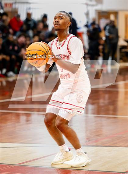 Thumbnail 2 in Archbishop Spalding @ St. John’s (Capital Hoops Mayhem on Military) photogallery.