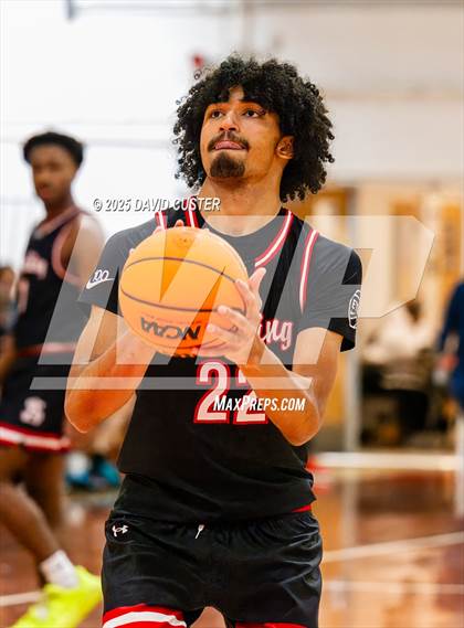 Thumbnail 1 in Archbishop Spalding @ St. John’s (Capital Hoops Mayhem on Military) photogallery.