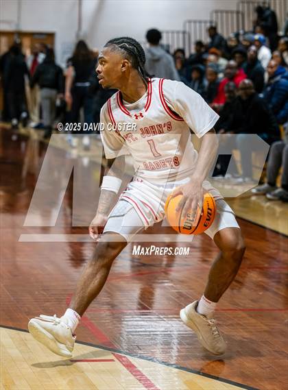 Thumbnail 2 in Archbishop Spalding @ St. John’s (Capital Hoops Mayhem on Military) photogallery.