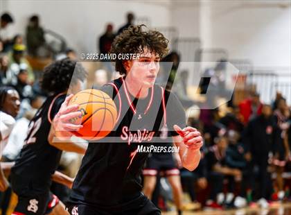 Thumbnail 2 in Archbishop Spalding @ St. John’s (Capital Hoops Mayhem on Military) photogallery.