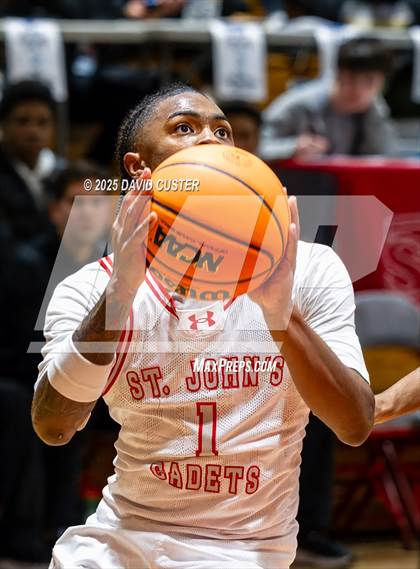 Thumbnail 2 in Archbishop Spalding @ St. John’s (Capital Hoops Mayhem on Military) photogallery.
