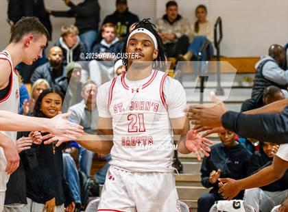 Thumbnail 1 in Archbishop Spalding @ St. John’s (Capital Hoops Mayhem on Military) photogallery.