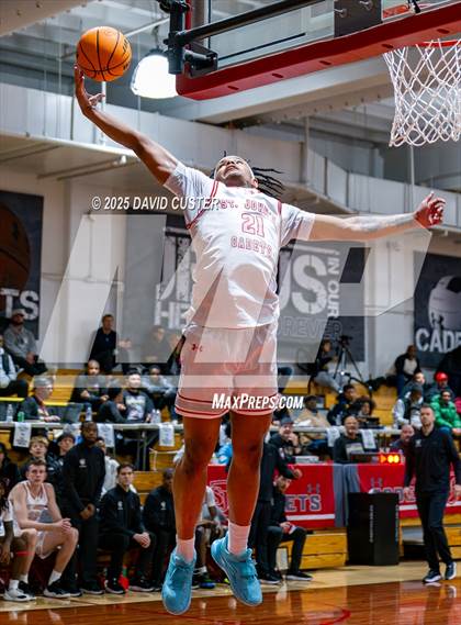 Thumbnail 1 in Archbishop Spalding @ St. John’s (Capital Hoops Mayhem on Military) photogallery.