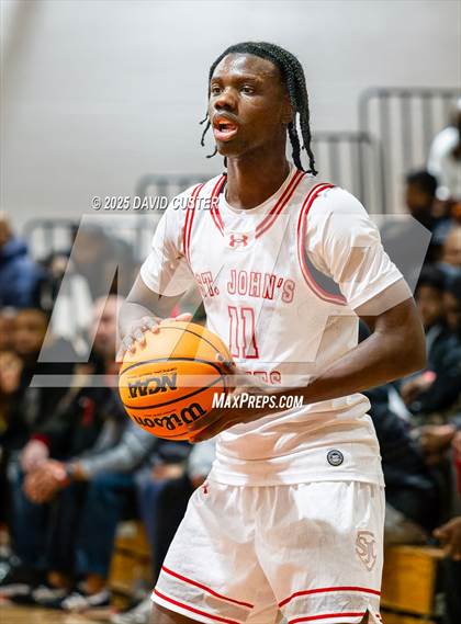 Thumbnail 2 in Archbishop Spalding @ St. John’s (Capital Hoops Mayhem on Military) photogallery.