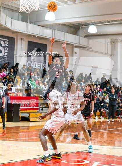 Thumbnail 2 in Archbishop Spalding @ St. John’s (Capital Hoops Mayhem on Military) photogallery.