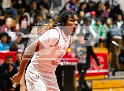 Thumbnail 3 in Archbishop Spalding @ St. John’s (Capital Hoops Mayhem on Military) photogallery.