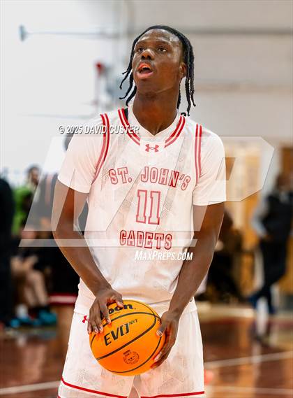 Thumbnail 3 in Archbishop Spalding @ St. John’s (Capital Hoops Mayhem on Military) photogallery.