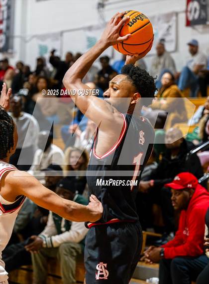 Thumbnail 1 in Archbishop Spalding @ St. John’s (Capital Hoops Mayhem on Military) photogallery.