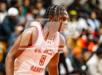 Thumbnail 2 in Archbishop Spalding @ St. John’s (Capital Hoops Mayhem on Military) photogallery.