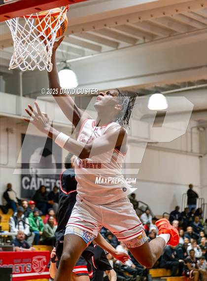Thumbnail 1 in Archbishop Spalding @ St. John’s (Capital Hoops Mayhem on Military) photogallery.